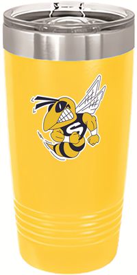 Saline School Spirit 20oz Tumbler Yellow