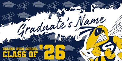 Saline Class of '26 Banner Blue